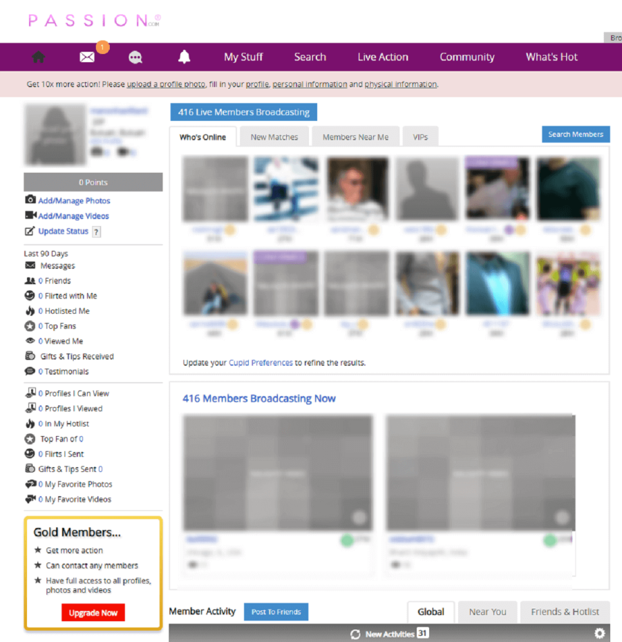 Passion.com members online